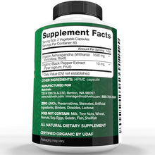 Nutrivein Premium Ashwagandha Supplement 1600mg - 120 Capsules