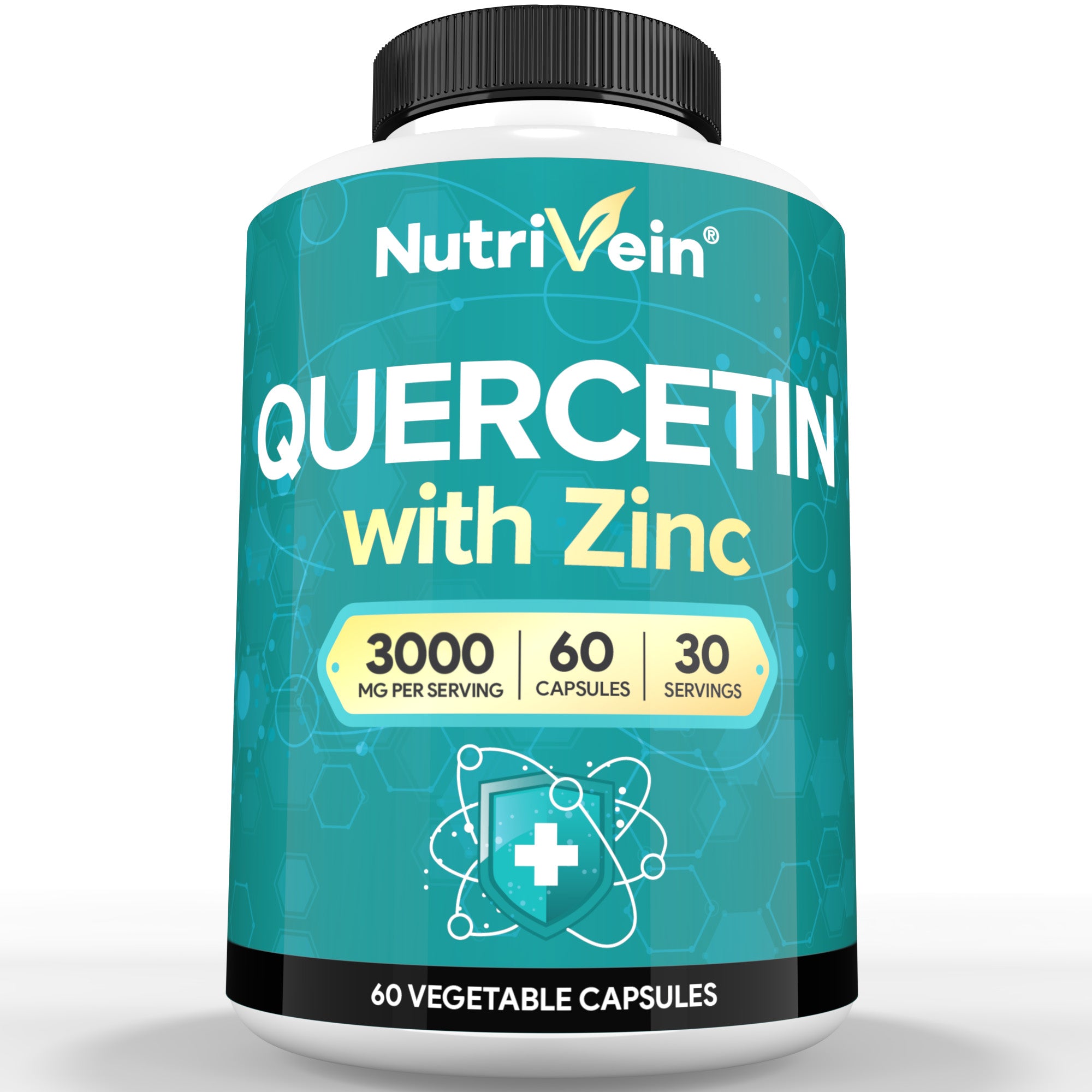 Nutrivein Zinc Quercetin Supplement - Enhanced-Absorption Full Body Support