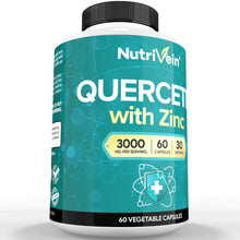Nutrivein Zinc Quercetin Supplement - Enhanced-Absorption Full Body Support