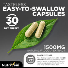 Nutrivein Premium Shilajit – Himalayan Origin for Men & Women - 1500 mg - 60 Capsules - Powerful Extract Blended with Irish Sea Moss, Tongkat Ali, Ashwagandha - Vitality, Clarity, Performance