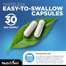 Nutrivein Eye Vitamins (60 Caps): Eyebright, Lutein and Zeaxanthin Supplements Complex - Display Fatigue, Dryness, Strain - Support for Overall Ocular Wellness - Eye Supplements for Nighttime Clarity