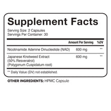 Nutrivein Premium NAD + Resveratrol Supplement 1200 mg - 30 Servings (60 Capsules): Powerful Synergistic NAD Resveratrol Supplement - Aging, Cognition, Metabolism, & Overall Well-Being