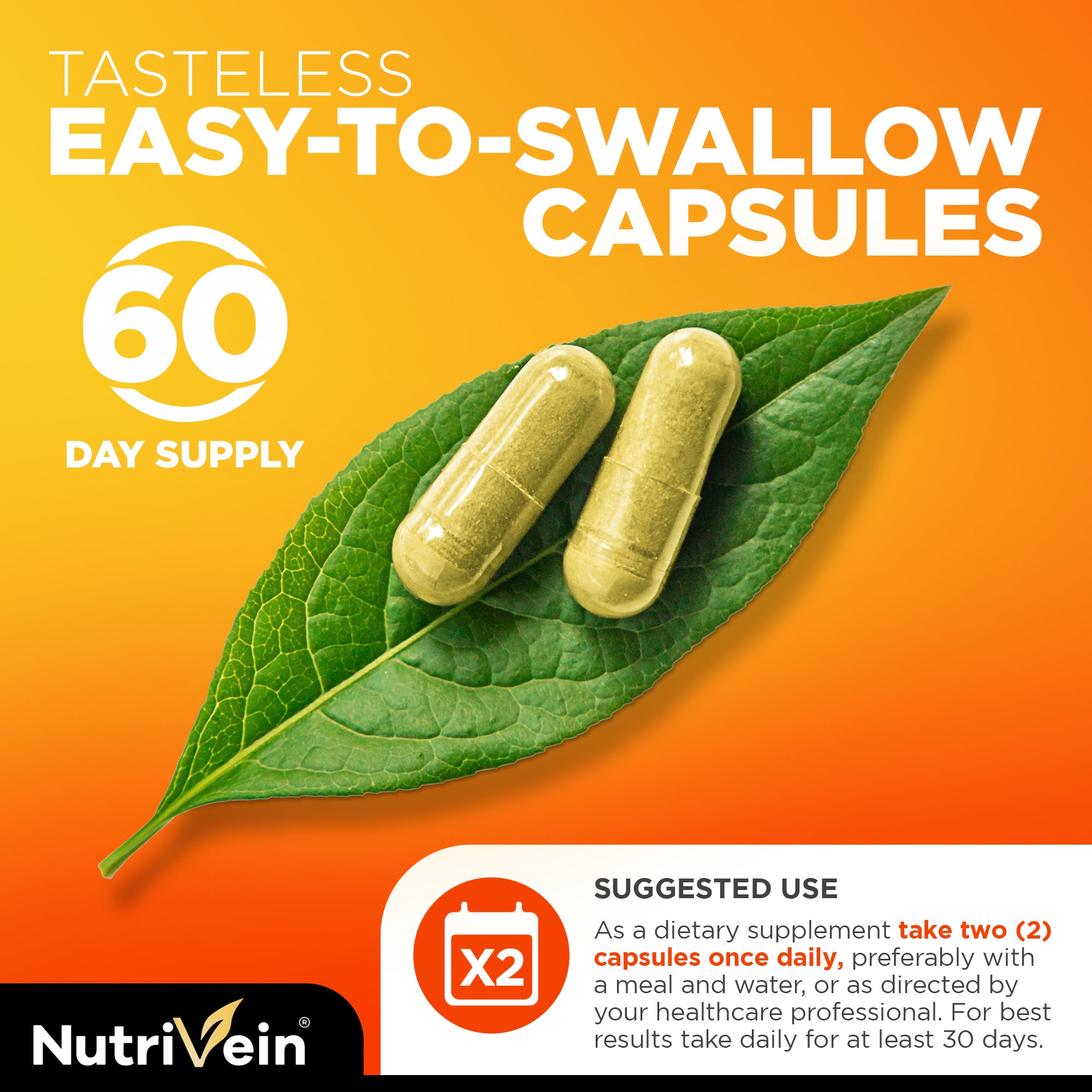 Nutrivein Premium Liposomal Vitamin C Supplement 1650mg - 180 Caps